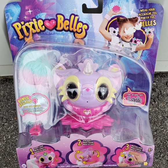 WowWee Pixie Belles Layla (Purple) Interactive Enchanted Animal Toy - Picture 1 of 2